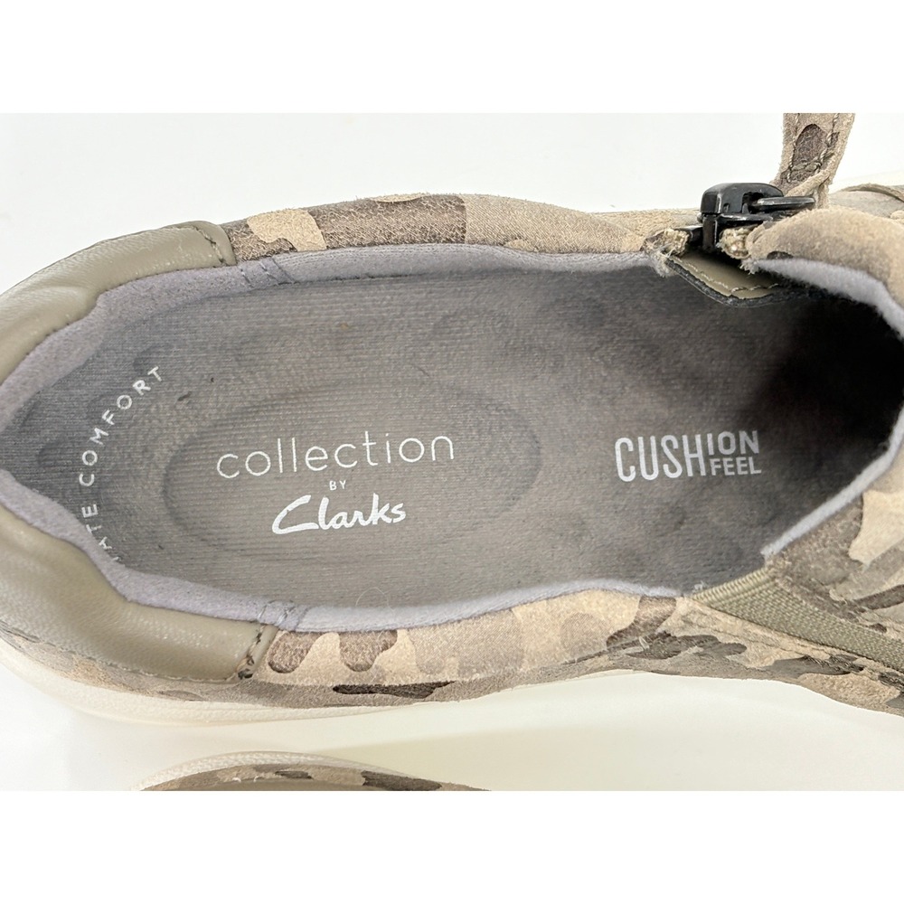 Clarks Collection Layton Step slip-on platform sneakers Size 7.5 Utility Chic - Picture 7 of 8